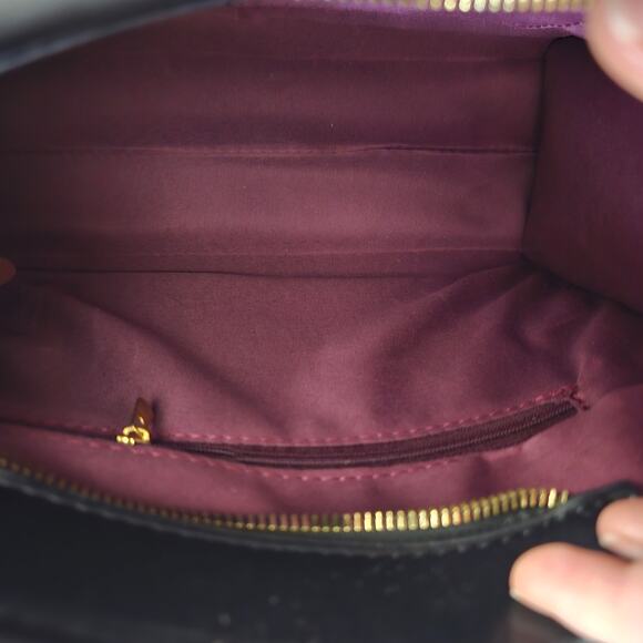 Brand New Faux Alligator Embossed Structured Top Handle Satchel Bag - Picture 8 of 8